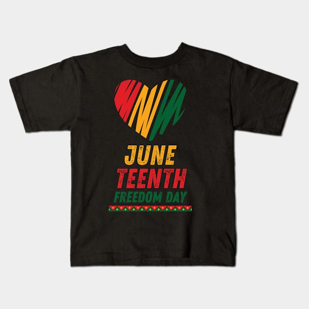 juneteenth freedom day Kids T-Shirt by StarTshirts